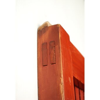 巾着金具 朱格子蔵戸　W118 