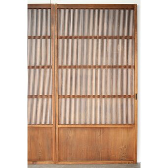 白木格子戸 2枚1組　L1104 