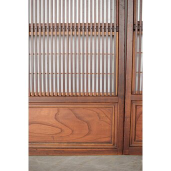 障子枠付 格子戸 2枚1組　L1105 