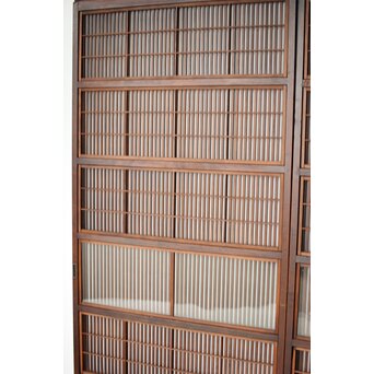 障子枠付 格子戸 2枚1組　L1105 