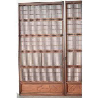 障子枠付 格子戸 2枚1組　L1105 