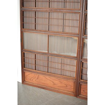 障子枠付 格子戸 2枚1組　L1105 