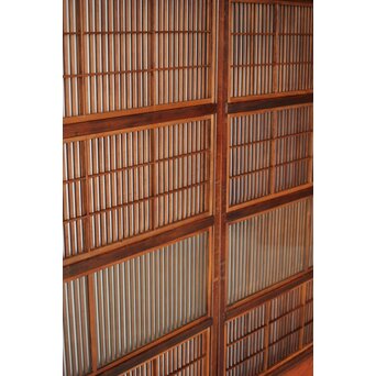 障子枠付 格子戸 2枚1組　L1105 