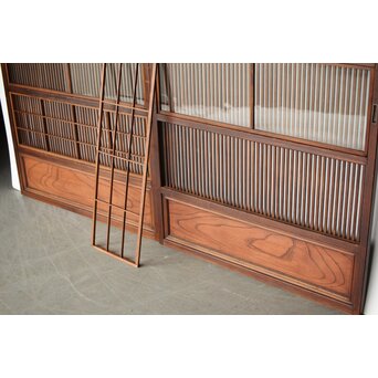 障子枠付 格子戸 2枚1組　L1105 