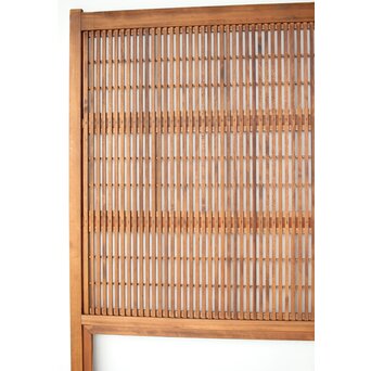 障子枠付 白木格子戸 4枚1組　L1106 