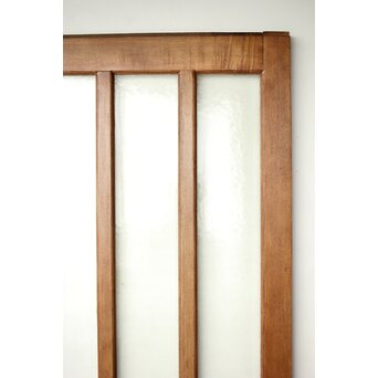 楢のプレスガラス戸 2枚1組　GD0192 