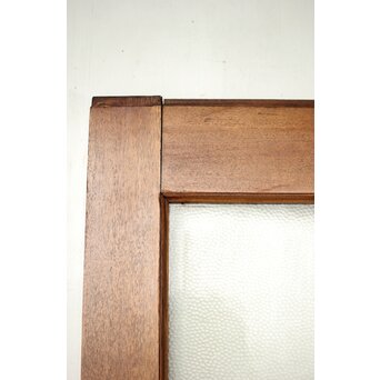 楢のプレスガラス戸 2枚1組　GD0192 