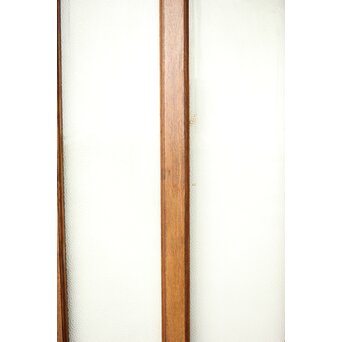 楢のプレスガラス戸 2枚1組　GD0192 