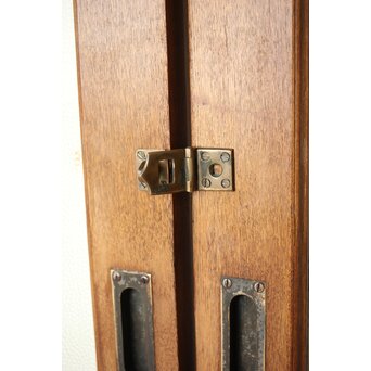 楢のプレスガラス戸 2枚1組　GD0192 