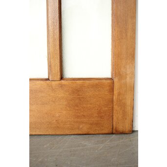 楢のプレスガラス戸 2枚1組　GD0192 