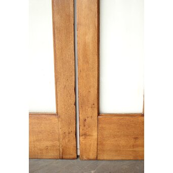 楢のプレスガラス戸 2枚1組　GD0192 