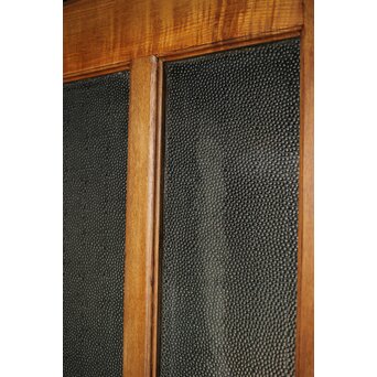 楢のプレスガラス戸 2枚1組　GD0192 