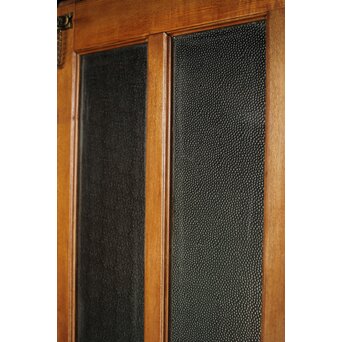 楢のプレスガラス戸 2枚1組　GD0192 