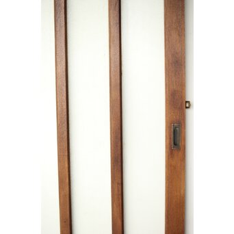 楢のプレスガラス戸 2枚1組　GD0192 