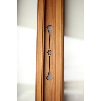 透かし模様 ガラス戸 2枚1組　GD0193 さり気ない透かしのアクセント