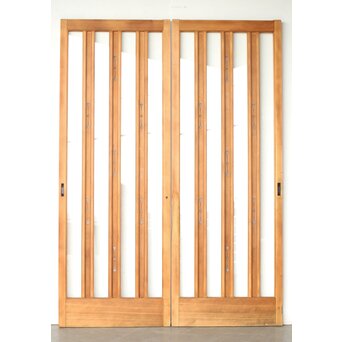 透かし模様 ガラス戸 2枚1組　GD0193