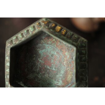 経筒の底 茶銚敷/急須台　M382 