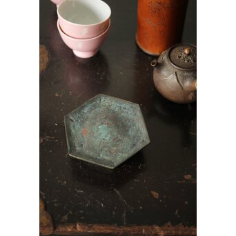 経筒の底 茶銚敷/急須台　M382 