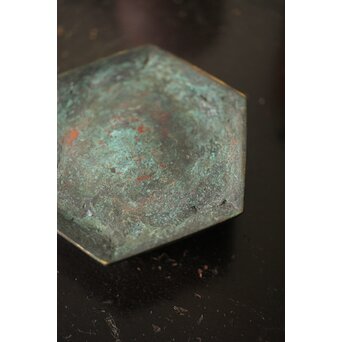 経筒の底 茶銚敷/急須台　M382 