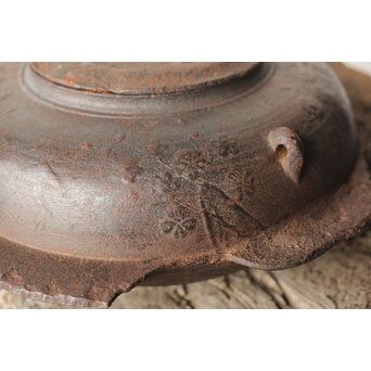 平蜘蛛釜/透木釜　M383 