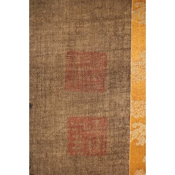 倣 与謝蕪村 文人図 絹本軸装　Z443 