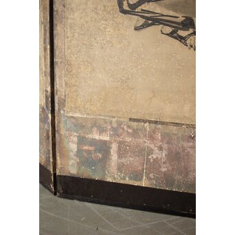 倣 雲谷等顔 仙人図 半双紙本屏風　Z446 