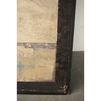 倣 雲谷等顔 仙人図 半双紙本屏風　Z446 