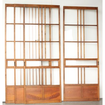 細分化モールガラス戸 4枚1組　GD0194