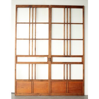 細分化モールガラス戸 4枚1組　GD0194 AB　表