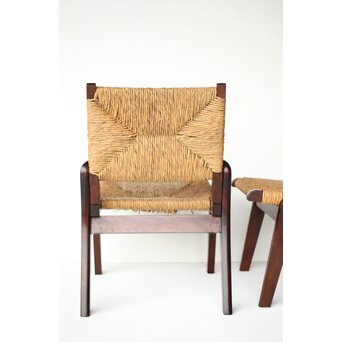 松本民芸家具 ラッシチェアー椅子　T465 
