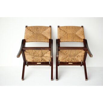 松本民芸家具 ラッシチェアー椅子　T465 