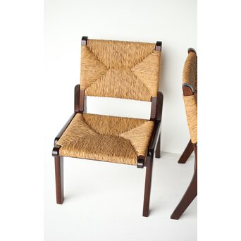 松本民芸家具 ラッシチェアー椅子　T465 