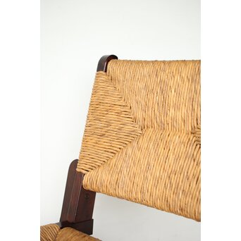 松本民芸家具 ラッシチェアー椅子　T466 