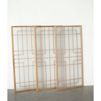 ガラス入 組子M 6枚1組　R0361 背面はガラス入り