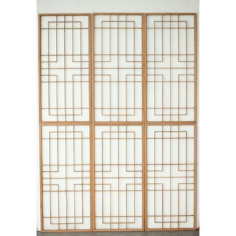 ガラス入 組子M 6枚1組　R0361