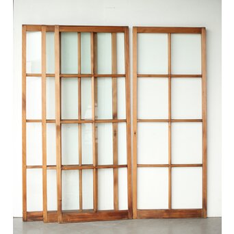 8分割クリアガラス建具 4枚1組　D189