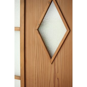 菱形窓の意匠ガラスドア　GD0198 
