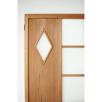 菱形窓の意匠ガラスドア　GD0198 