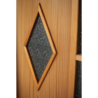 菱形窓の意匠ガラスドア　GD0198 