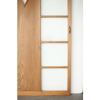 菱形窓の意匠ガラスドア　GD0198 