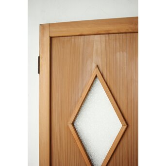 菱形窓の意匠ガラスドア　GD0198 