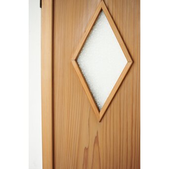 菱形窓の意匠ガラスドア　GD0198 可愛らしい菱形窓の意匠