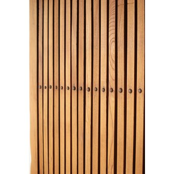 総欅格子蔵戸　W119 