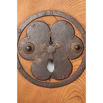 総欅格子蔵戸　W119 