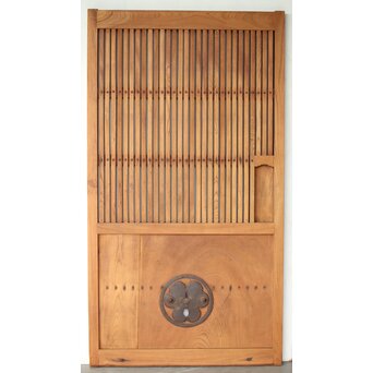 総欅格子蔵戸　W119