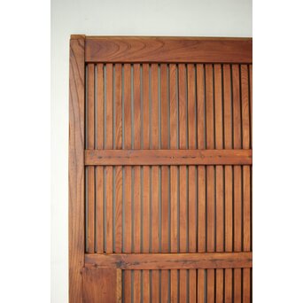 総欅格子蔵戸　W119 