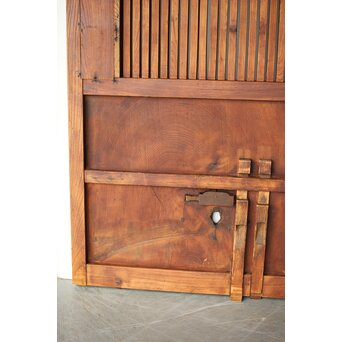 総欅格子蔵戸　W119 