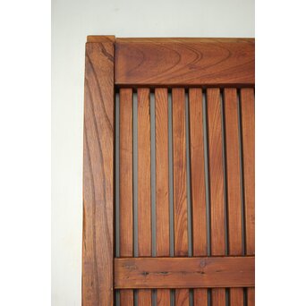 総欅格子蔵戸　W119 