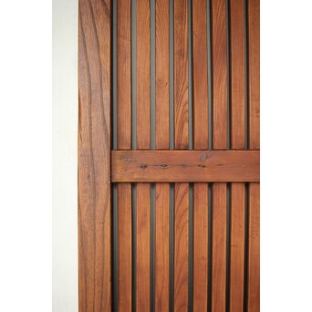 総欅格子蔵戸　W119 