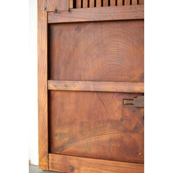 総欅格子蔵戸　W119 